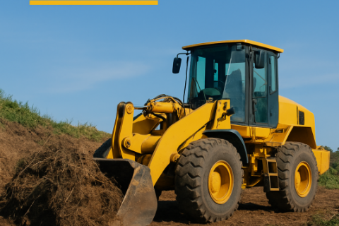 Desmonte, desmalezado y retiro de tierra vegetal con maquinaria pesada